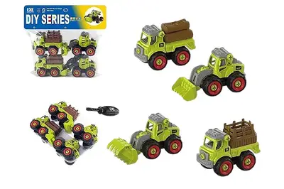 Машина конструктор CXL900-104A 4шт в кульку р.31х6,9х28 см YG Toys Машина конструктор CXL900-104A 4шт в кульку р.31х6,9х28 см YG Toys купити