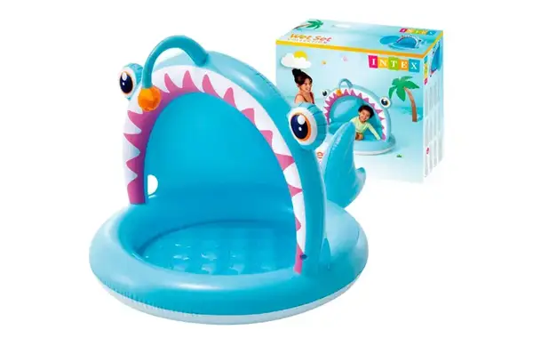 Басейн INTEX "Риба Вудильник" з накриттям і надувним дном, в коробці 58419 р.127*102*86см купити