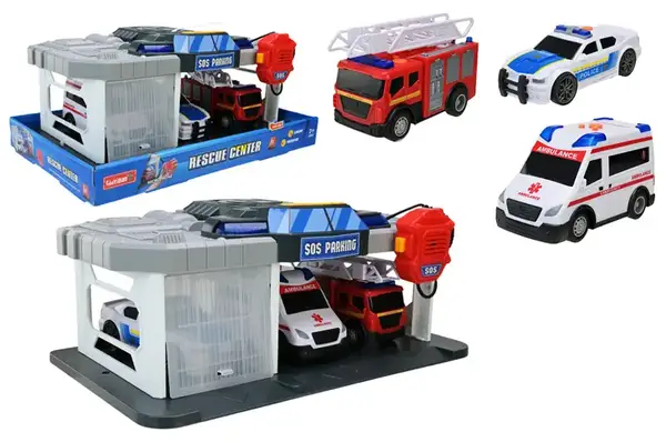 Паркінг 2024-12 на батарейках ,світло, звук, коробка р.38x23x19см купити