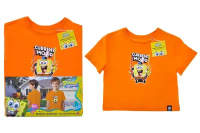 Футболка бавовняна QB-SB-001-13-110-116 SpongeBob Kids 110-116 qbee купити