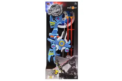 Лук зі стрілами на батарейках в коробці 1366-1A р.60*18*8,5 см купити