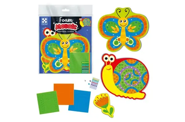 Набір для творчості "М'яка мозаїка. Чарівні комашки" VT4511-23 VladiToys купити недорого в Україні, фото 3