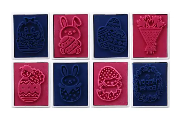 Штампи дитячі "Великодній кошик пастельний" 8 видів в дісплеї (24 шт.) купити недорого в Україні, фото 2