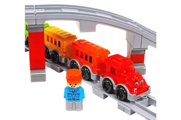 Конструктор блочний 1300 “Залізниця” 59 дет. в коробці ТЕХНОК купити недорого в Україні, фото 9