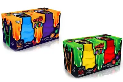 Слайм SLM-11-01U,02U "Mega Stretch Slime" в коробці 2 шт. DANKO купити