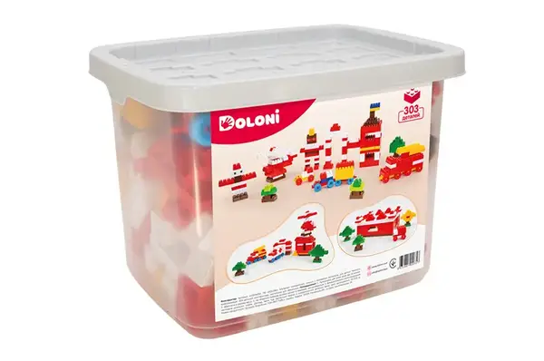 Конструктор блочний 013999/04 303 дет. в боксі DOLONI купити