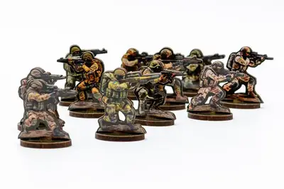 Фігурки "Солдатики" з дерева Puz-22933 PuzzleOk купити