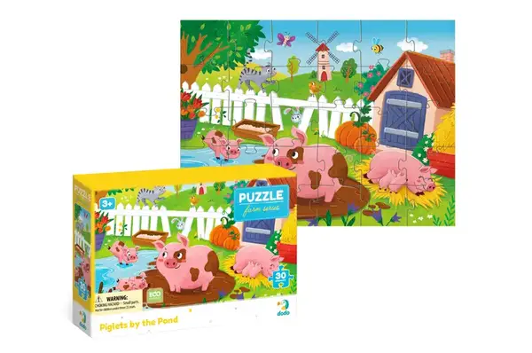 Пазли - 30 елм. - 300682 "Поросята біля ставка" DoDo купити недорого в Україні, фото 3