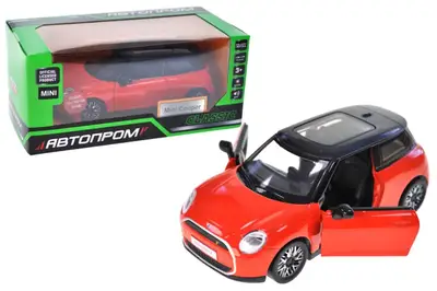 Машина металева 68740(O) 1:28 MINI COOPER, на батарейки, світло, звук, відкриваються двері, коробка 18x9x8 см АВТОПРОМ Машина металева 68740(O) 1:28 MINI COOPER, на батарейки, світло, звук, відкриваються двері, коробка 18x9x8 см АВТОПРОМ купити