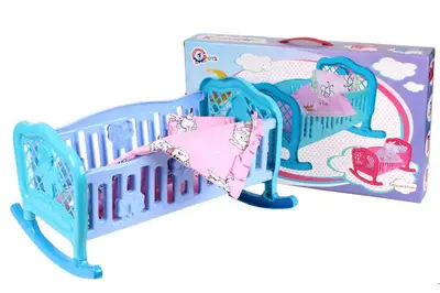 Ліжечко для ляльки 4524 з постіллю, в коробці ТЕХНОК купити