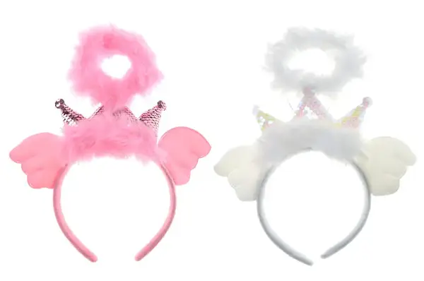 Обруч дитячий корона HS-6308, світло,3 режими, 2 кольори, ціна за 1шт. купити