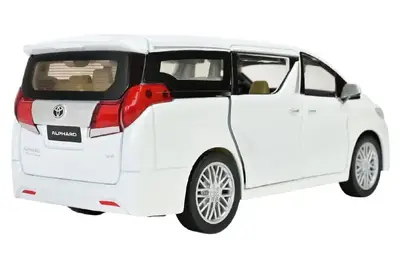 Машина металева 68481 "АВТОПРОМ", 2 кольори, 1:29 Toyota Alphard, батарейка, світло, звук, відкр. двері, в коробці 20x11x10 см. купити