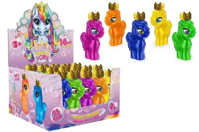 Бульбашки мильні 95 мл BPP-01-01U "Bubble Princess Pony" DANKO купити