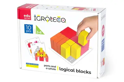 Дерев'яна гра-логіка "Частини і ціле" 900460 IGROTECO купити