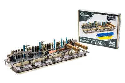 Конструктор 26200 "Азовсталь" дерев'яний, 262 дет., розмір 59х21х11 см PuzzleOK Конструктор 26200 "Азовсталь" дерев'яний, 262 дет., розмір 59х21х11 см PuzzleOK купити