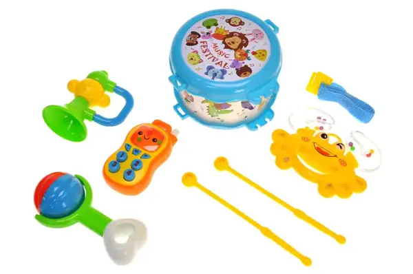 Набір брязкалець A994 в кульку 8шт р.24x31x10см YG Toys купити