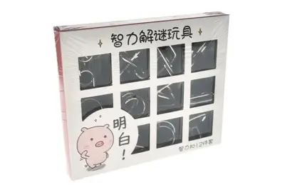 Головоломка металева E181 Unlock Metal Puzzle 12 елементів р.25*15*3см купити