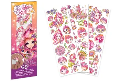 Набір тимчасових татуювань NEBULOUS STARS – БОДІ-АРТ: ЗІРКОВІ МАЛЮНКИ (в асорт.) 11458 купити