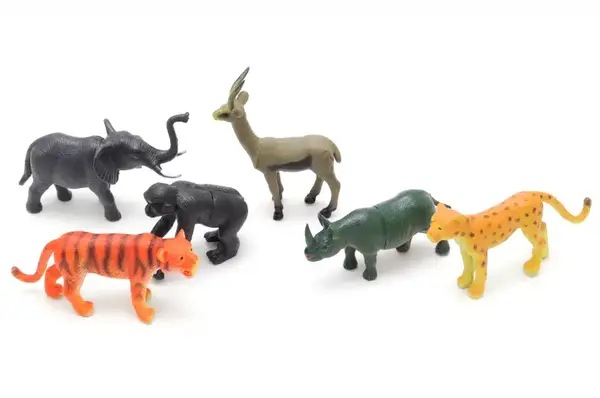 Набір диких тварин в кульку 6шт FY-095 р.30*14*3см. купити