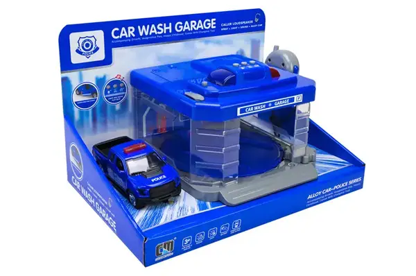 Паркінг CLM-888 поліція, на батарейках, світло, звук, транспорт у наборі, в коробці р 33,7x23,7x22,5см купити недорого в Україні, фото 4