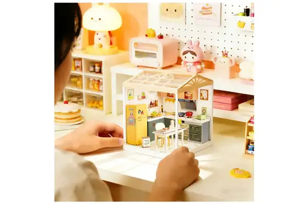 Конструктор-румбокс 8005 MINI HOUSE серії "Інтер'єр" – КУХНЯ (світло) купити недорого в Україні, фото 8