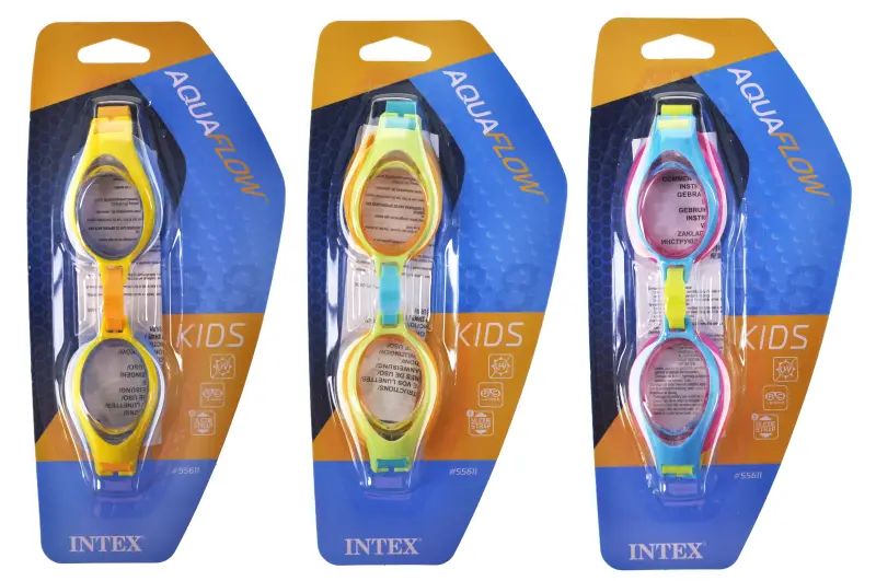Окуляри для плавання 55611 (3-8 р) 3 кольори INTEX — купити оптом в ...