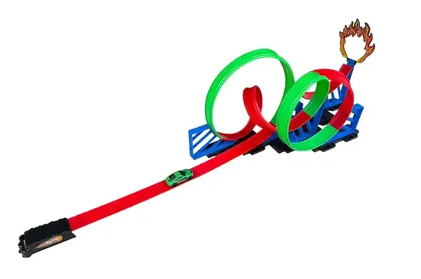 Траса Гонка 6604 – Looping Track із трьома кільцями та стартом, короб.50x8x33 см купити недорого в Україні, фото 3