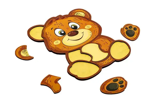 Пазл-складалка "Ведмедик" Puz-22956 PuzzleOk купити недорого в Україні, фото 3