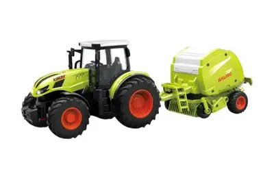 Трактор з причіпом на радіокеруванні, акумулятор, в коробці 6650 р.45*14*16,5см купити