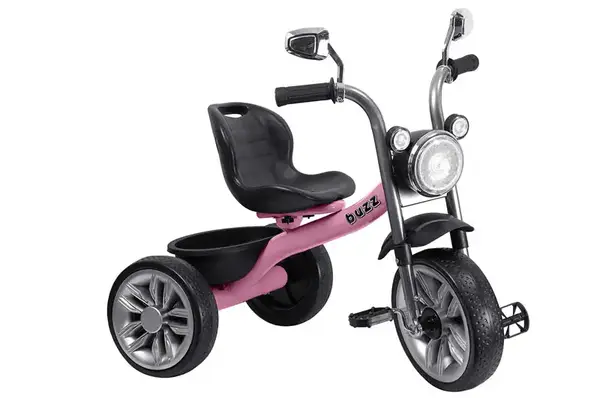 Велосипед триколісний TILLY BUZZ T-325 4 кольори, світиться фара, музика, в коробці купити недорого в Україні, фото 3