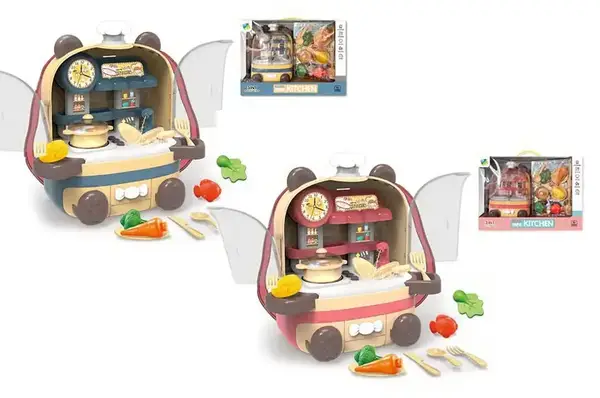 Кухонний набір C668-25/26 батар., мікс 2 види, тече вода, світло, звук, аксесуари в коробці 36*13*26 см купити