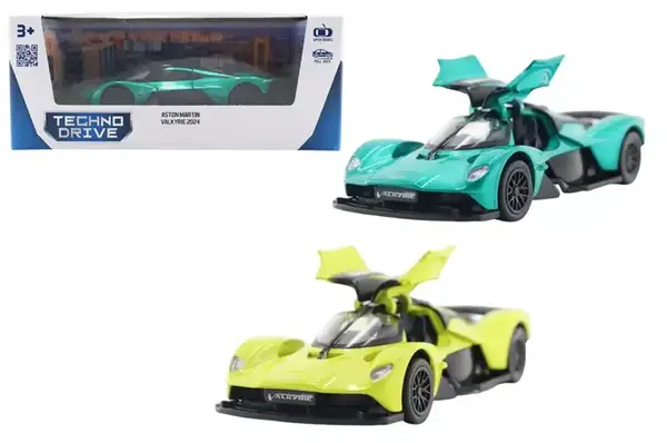Автомодель 250951 ASTON MARTIN VALKYRIE 2024 (зелений, жовтий) TECHNODRIVE купити