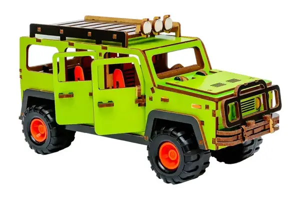 Конструктор Puz-00951 "Wood Rover", дерев'яний PuzzleOK купити недорого в Україні, фото 2