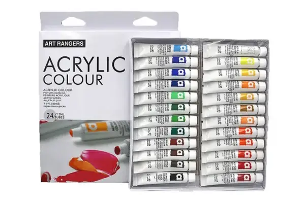 Набір фарб акрилових "Art ranger" EA2412C-4 24 кольори 12 мл купити
