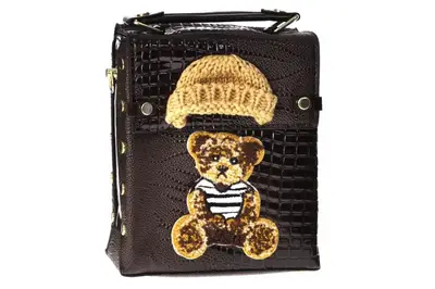 Сумочка для дівчаток з Ведмедиком, квадратна р.20x7x16 см купити