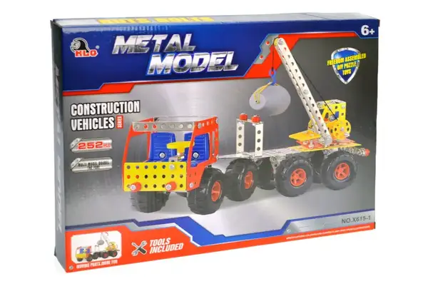 Конструктор металевий "Вантажівка" 252дет. X615-1 р.40*30*5см купити