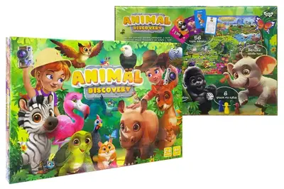 Настільна гра G-AD-01-01U "Animal Discovery" DANKO купити