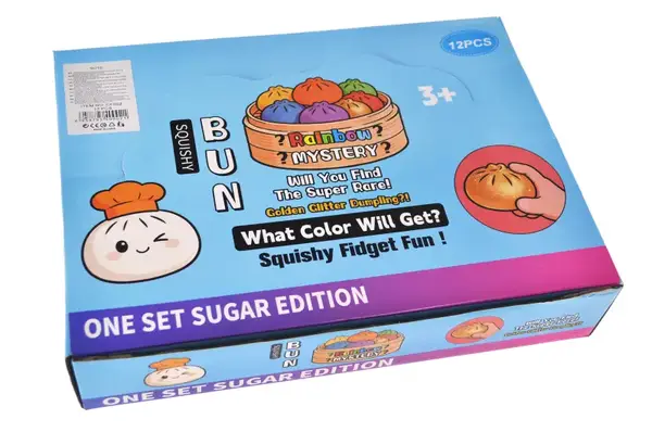 Іграшка антистрес CF002 "Таємничий Пельмень ГЛІТТЕР" малий, в дисплеї 24 шт. р.5,5x5.5 см купити недорого в Україні, фото 4