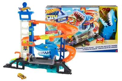 Ігровий набір "Втеча від лютої акули" HDP06, HOT WHEELS KID купити