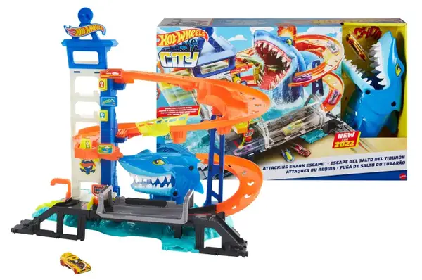Ігровий набір "Втеча від лютої акули" HDP06, HOT WHEELS KID купити