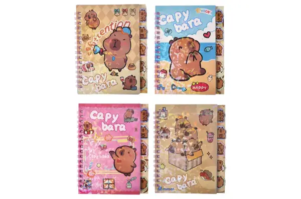 Блокнот дитячий з наліпками "Капібара" МК 142 купити недорого в Україні, фото 4