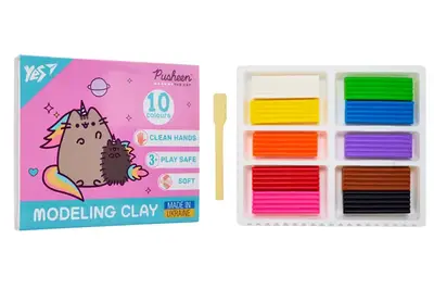 Пластилін 540663 10 кол., 200г "Pusheen" Yes купити