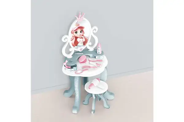 Косметичний столик з дзеркалом 1638 ментоловий, на ніжках, в коробці ТЕХНОК купити недорого в Україні, фото 2