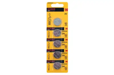 Батарейки Kodak 2032 bat(3B) Lithium 5шт. купити