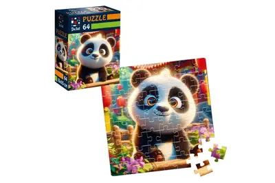 Пазли De.tail. Усміхнена панда. 64 деталі DT1234-10 (укр) Vladi Toys купити