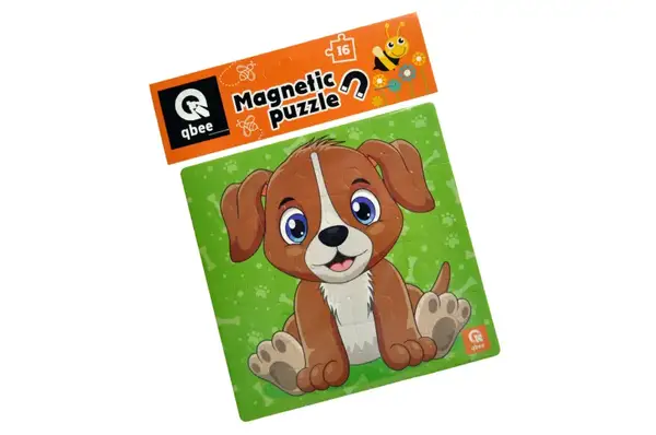 Пазли фомові магнітні - 16 елм. - QB200-005 "Цуценя" qbee купити