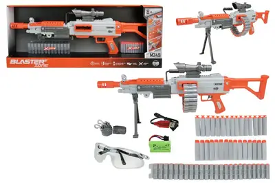 Автомат WY2102A акумулятор, стріляє поролоновими кулями, коробка р.81x32x9см купити