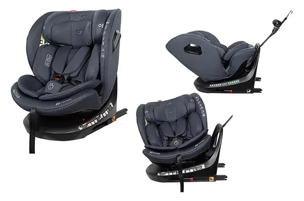 Автокрісло CRL-8809 "Sirius" 2.0 Deepwater Grey i-Size 40-150см ISOFIX, поворот, якір CARRELLO купити