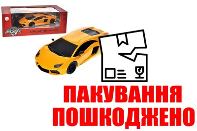 OUTLET 0 Машина Lamborghini металева, на радіокеруванні, акумулятор, в коробці JT039 р.30*15,6*11,1 см купити