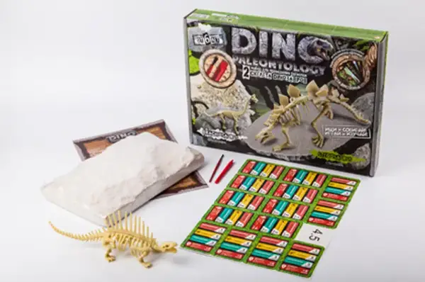 Набір для розкопок DP-01-01,02,03,04,05 "DINO PALEONTOLOGY" великий DANKO купити недорого в Україні, фото 4